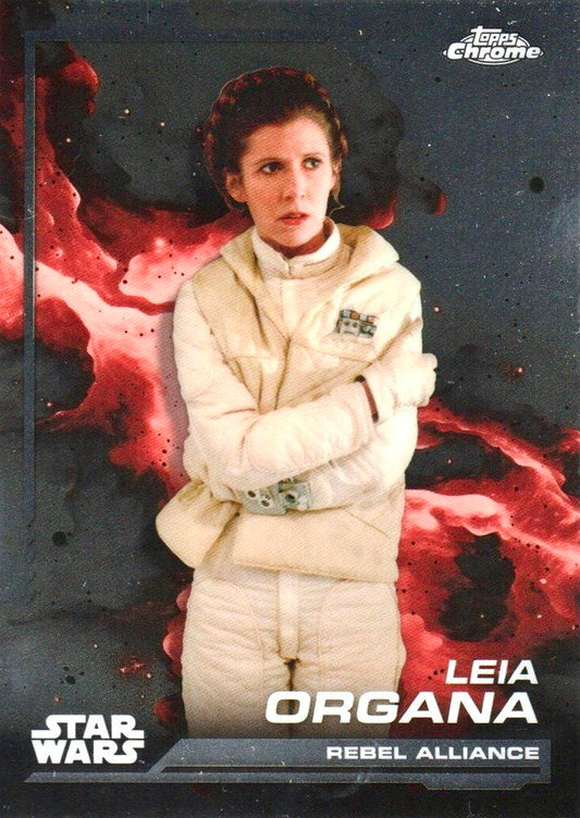 Leia Organa #103 | 2024 Topps Chrome Star Wars | Trading Card