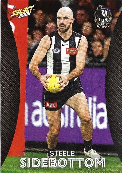 Steele Sidebottom #44 Collingwood Magpies | 2025 Select AFL Footy Stars | Trading Card