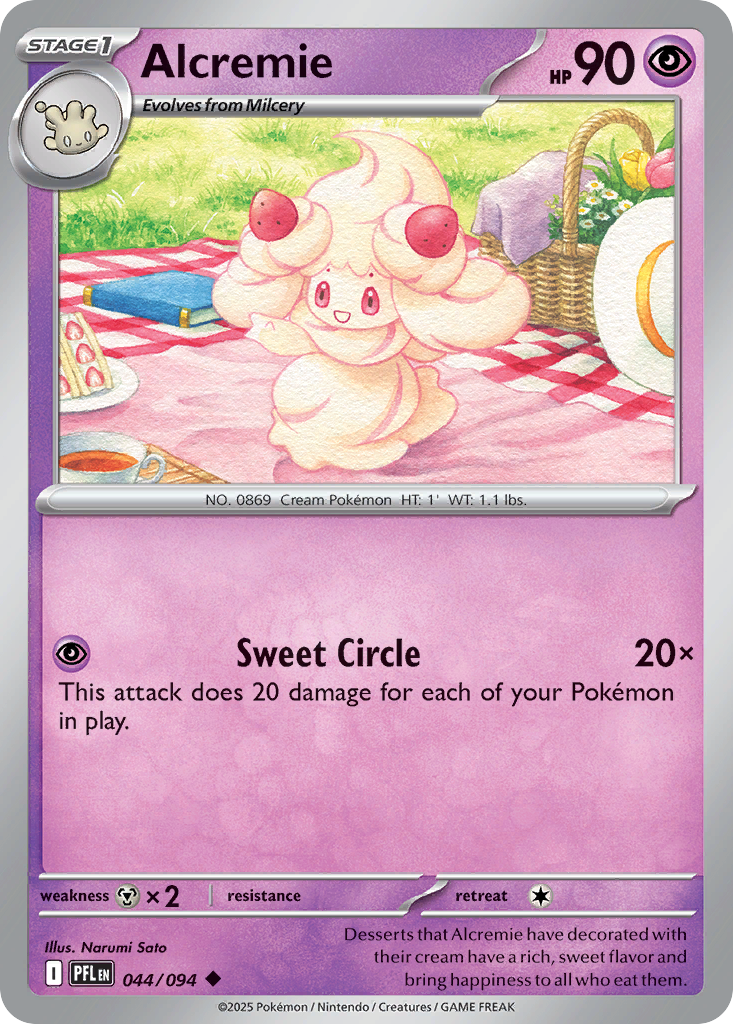 Alcremie 44/94 Uncommon | Phantasmal Flames | Pokemon Card