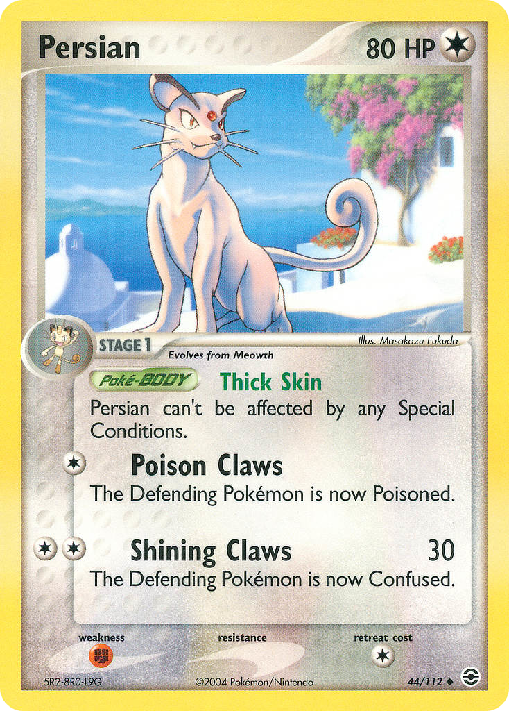 Persian 44/112 Uncommon | FireRed & LeafGreen | Pokemon Card