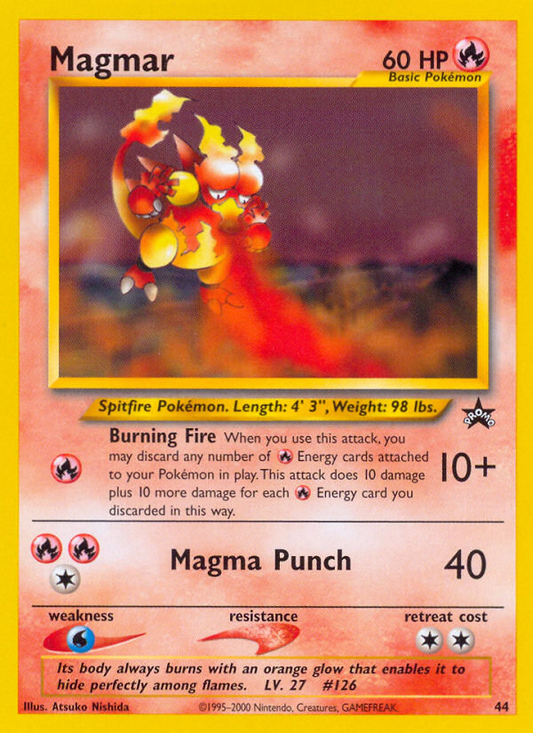 Magmar 44/53 Promo | Wizards Black Star Promos | Pokemon Card