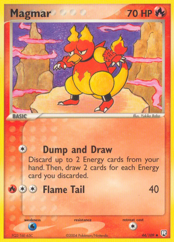 Magmar 44/109 Uncommon | Team Rocket Returns | Pokemon Card