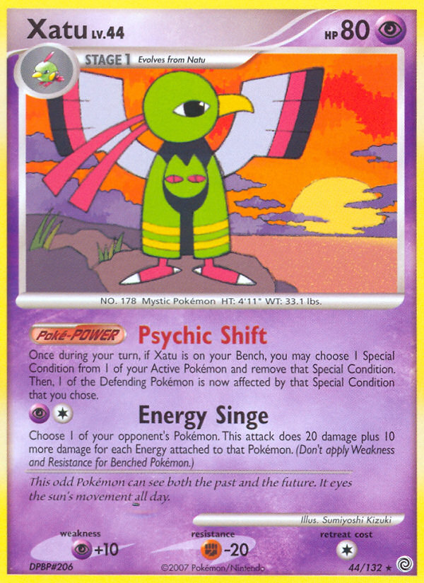 Xatu 44/132 Rare | Secret Wonders | Pokemon Card