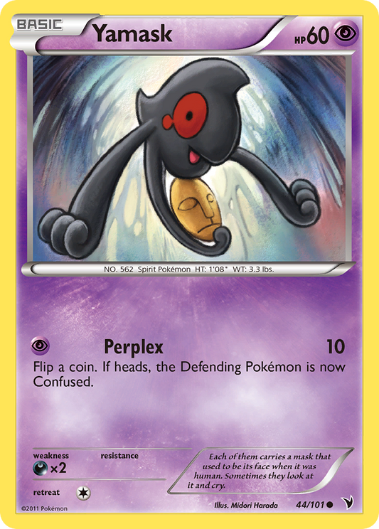Yamask 44/101 Common | Noble Victories | Pokemon Card