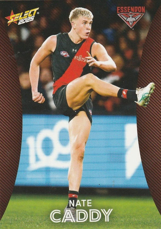 Nate Caddy #45 Essendon Bombers | 2025 Select AFL Footy Stars | Trading Card