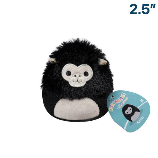 Aron the Gorilla ~ 2.5" Micromallows Series 2 Squishmallow Plush