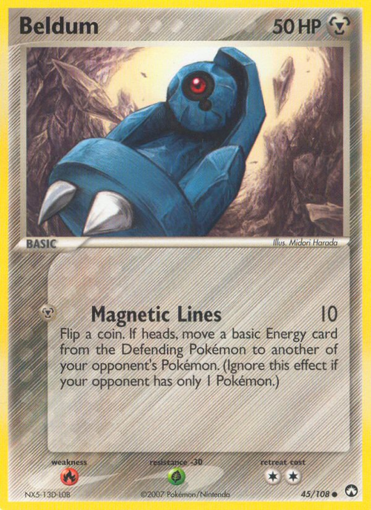 Beldum 45/108 Common | Power Keepers | Pokemon Card
