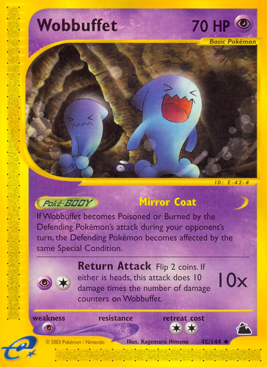 Wobbuffet 45/144 Uncommon | Skyridge | Pokemon Card