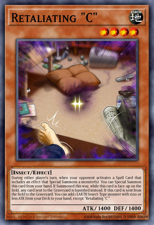 Retaliating "C" - OP04-EN007 Super Rare | Yu-Gi-Oh! Card
