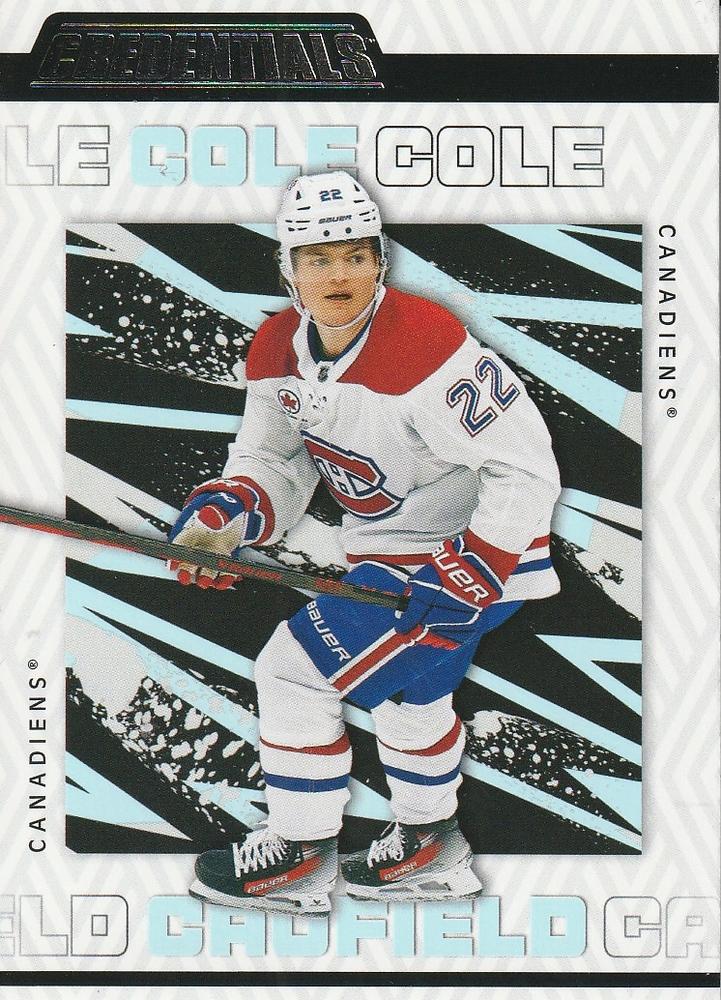 Cole Caufield #46 Montreal Canadiens | 2023-24 Upper Deck Credentials | NHL Trading Card