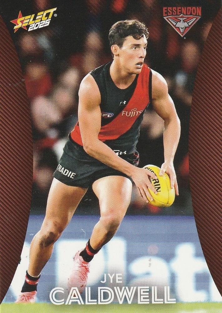 Jye Caldwell #46 Essendon Bombers | 2025 Select AFL Footy Stars | Trading Card