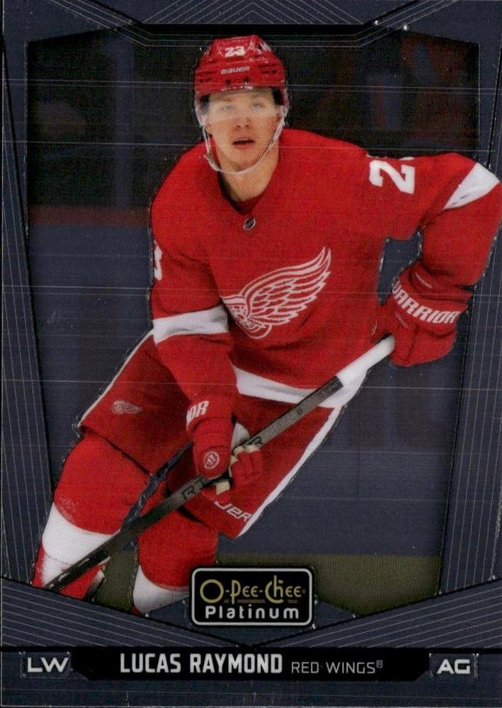 Lucas Raymond #46 Detroit Red Wings | 2024-25 O-Pee-Chee Platinum | NHL Trading Card