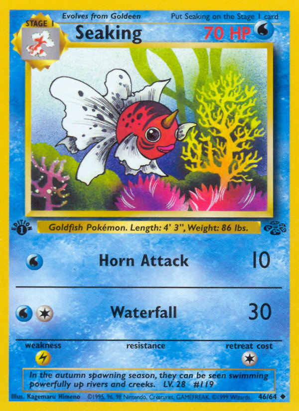 Seaking 46/64 Uncommon | Jungle | Pokemon Card