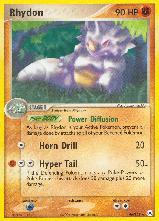 Rhydon 46/101 Uncommon | Hidden Legends | Pokemon Card