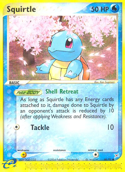 Squirtle 46/95 Common | Team Magma vs Team Aqua | Pokemon Card