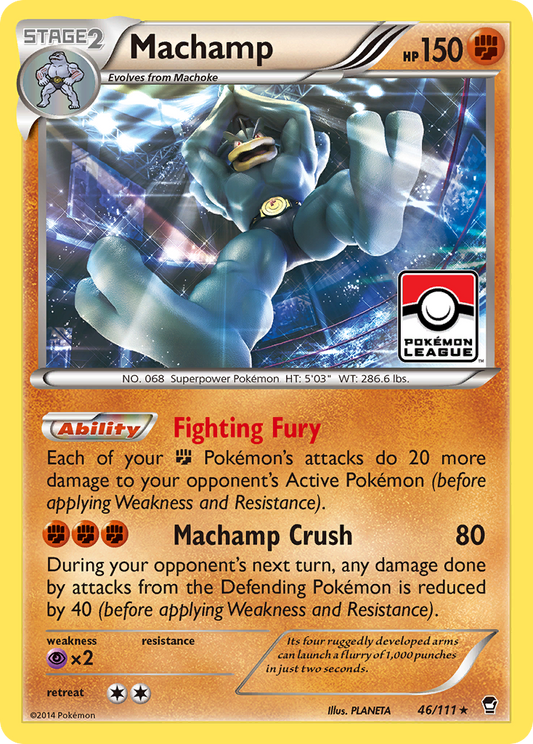 Machamp 46/111 Rare Holo | Furious Fists | Pokemon Card
