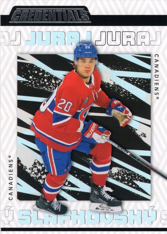 Juraj Slafkovsky #47 Montreal Canadiens | 2023-24 Upper Deck Credentials | NHL Trading Card