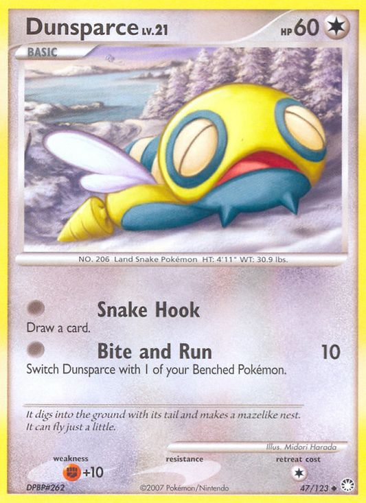 Dunsparce 47/123 Uncommon | Mysterious Treasures | Pokemon Card