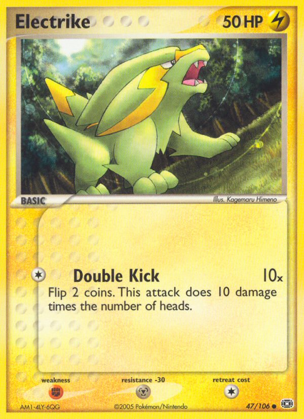 Electrike 47/106 Common | Emerald | Pokemon Card
