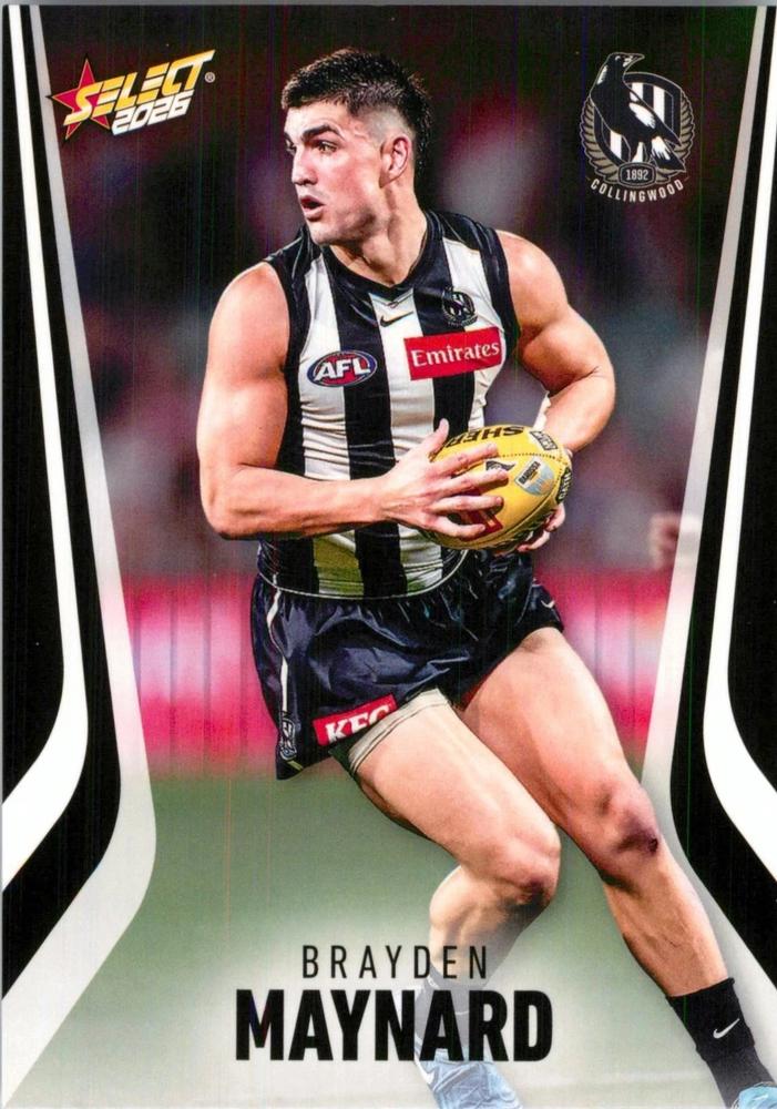 Brayden Maynard #48 Collingwood Magpies | 2026 Select AFL Footy Stars | Trading Card