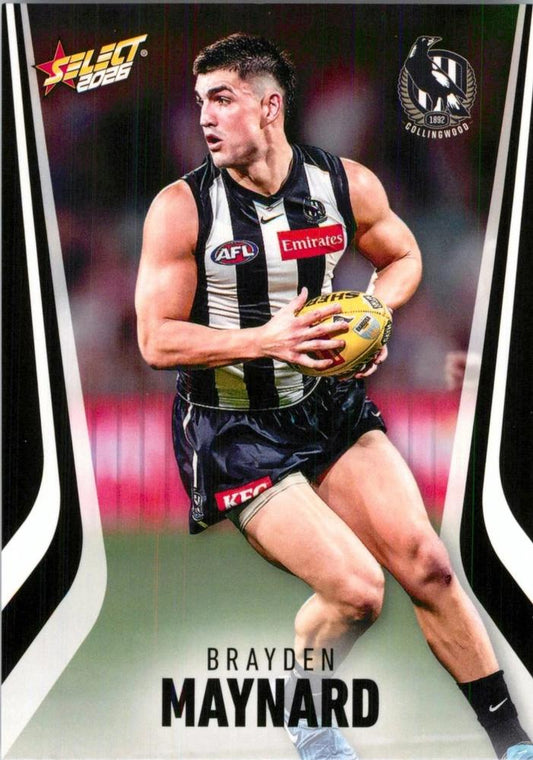 Brayden Maynard #48 Collingwood Magpies | 2026 Select AFL Footy Stars | Trading Card