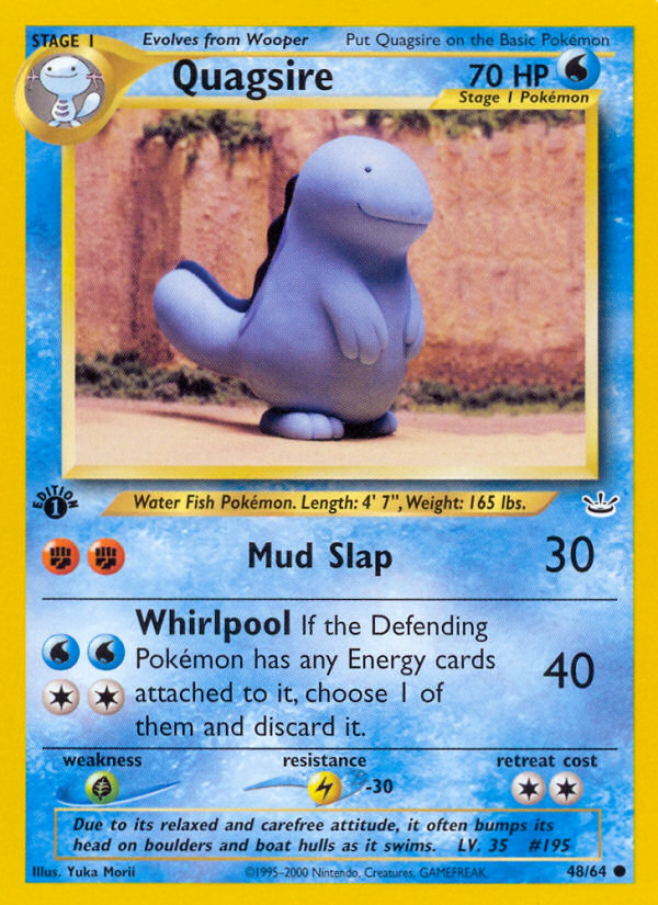Quagsire 48/64 Common | Neo Revelation | Pokemon Card