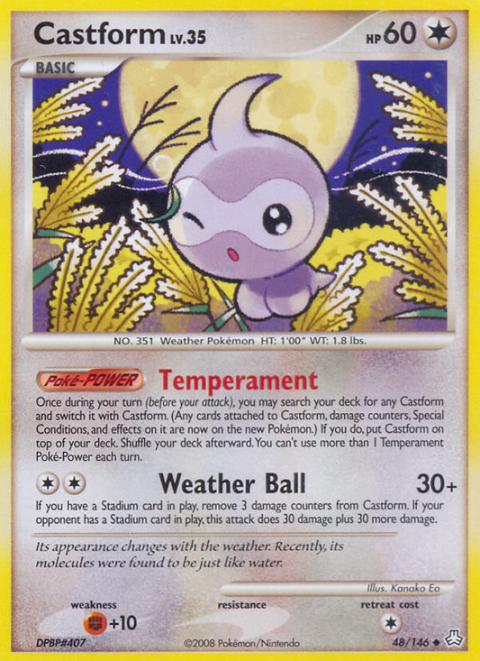 Castform 48/146 Uncommon | Legends Awakened | Pokemon Card