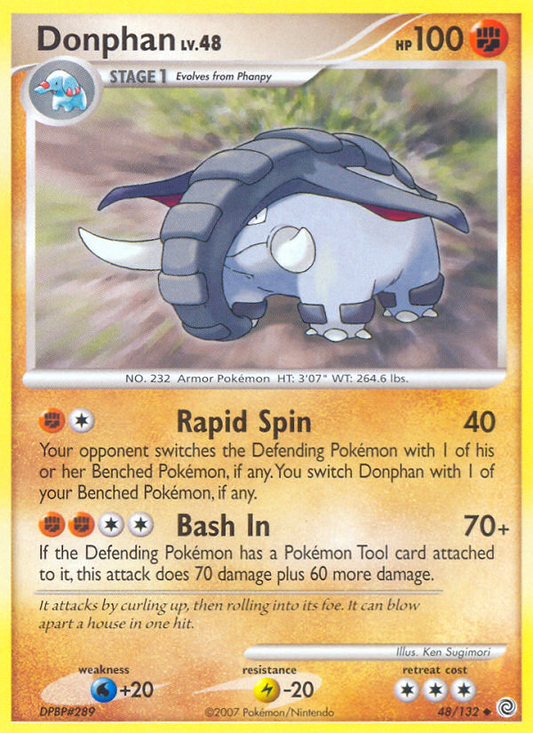 Donphan 48/132 Uncommon | Secret Wonders | Pokemon Card