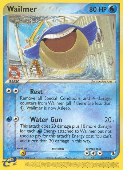 Wailmer 48/109 Uncommon | Ruby & Sapphire | Pokemon Card