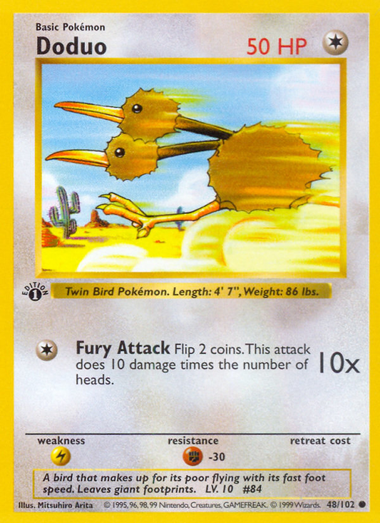Doduo 48/102 Common | Base | Pokemon Card
