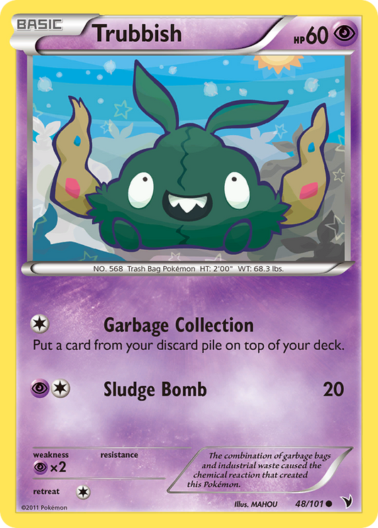 Trubbish 48/101 Common | Noble Victories | Pokemon Card