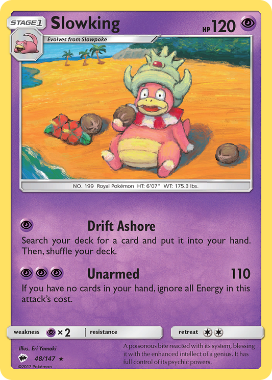 Slowking 48/147 Rare | Burning Shadows | Pokemon Card