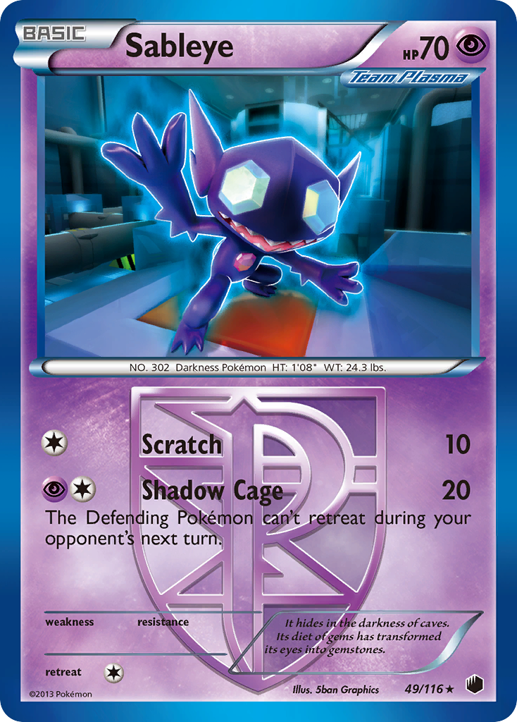 Buy Sableye Rare | Plasma Freeze