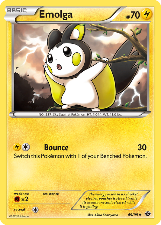 Emolga 49/99 Uncommon | Next Destinies | Pokemon Card
