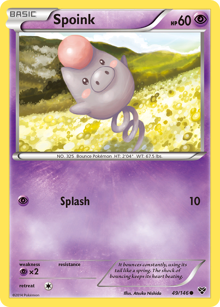 Buy Spoink 49/146 Common | XY | Pokemon Card Australia Brickheads Collectables Buy Spoink 49/146 Common | XY | Pokemon Card Australia Brickheads Collectables