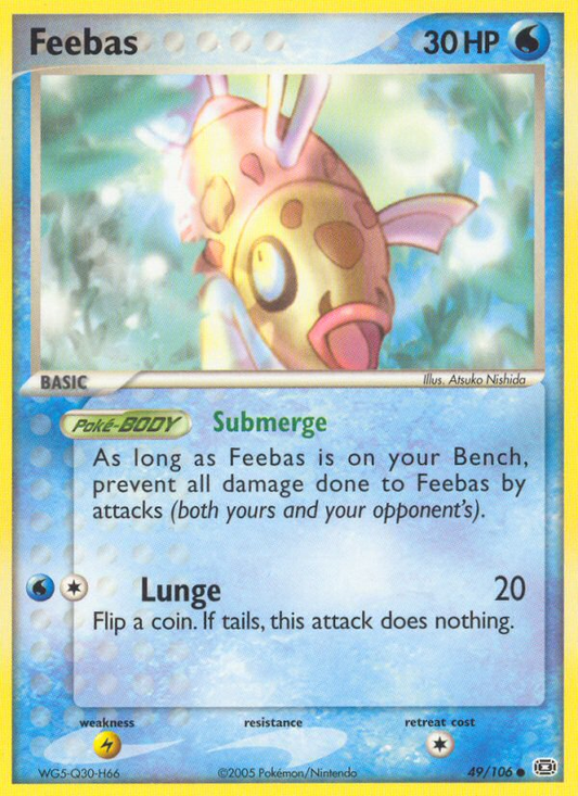 Feebas 49/106 Common | Emerald | Pokemon Card