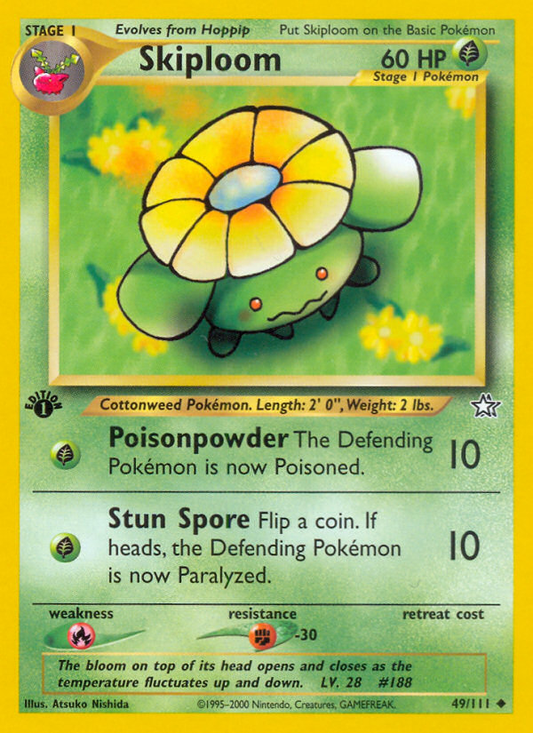 Skiploom 49/111 Uncommon | Neo Genesis | Pokemon Card