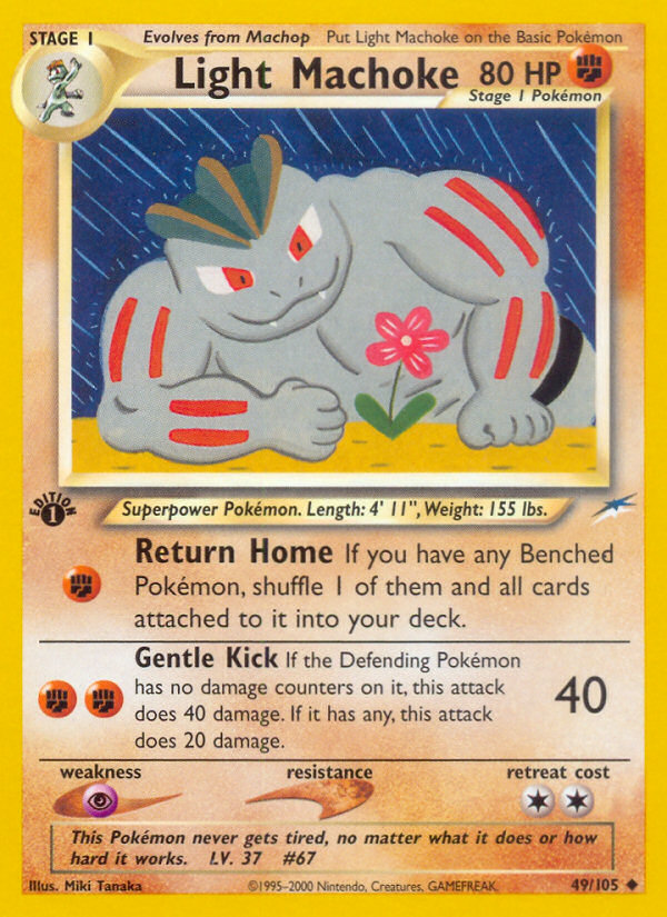 Light Machoke 49/105 Uncommon | Neo Destiny | Pokemon Card