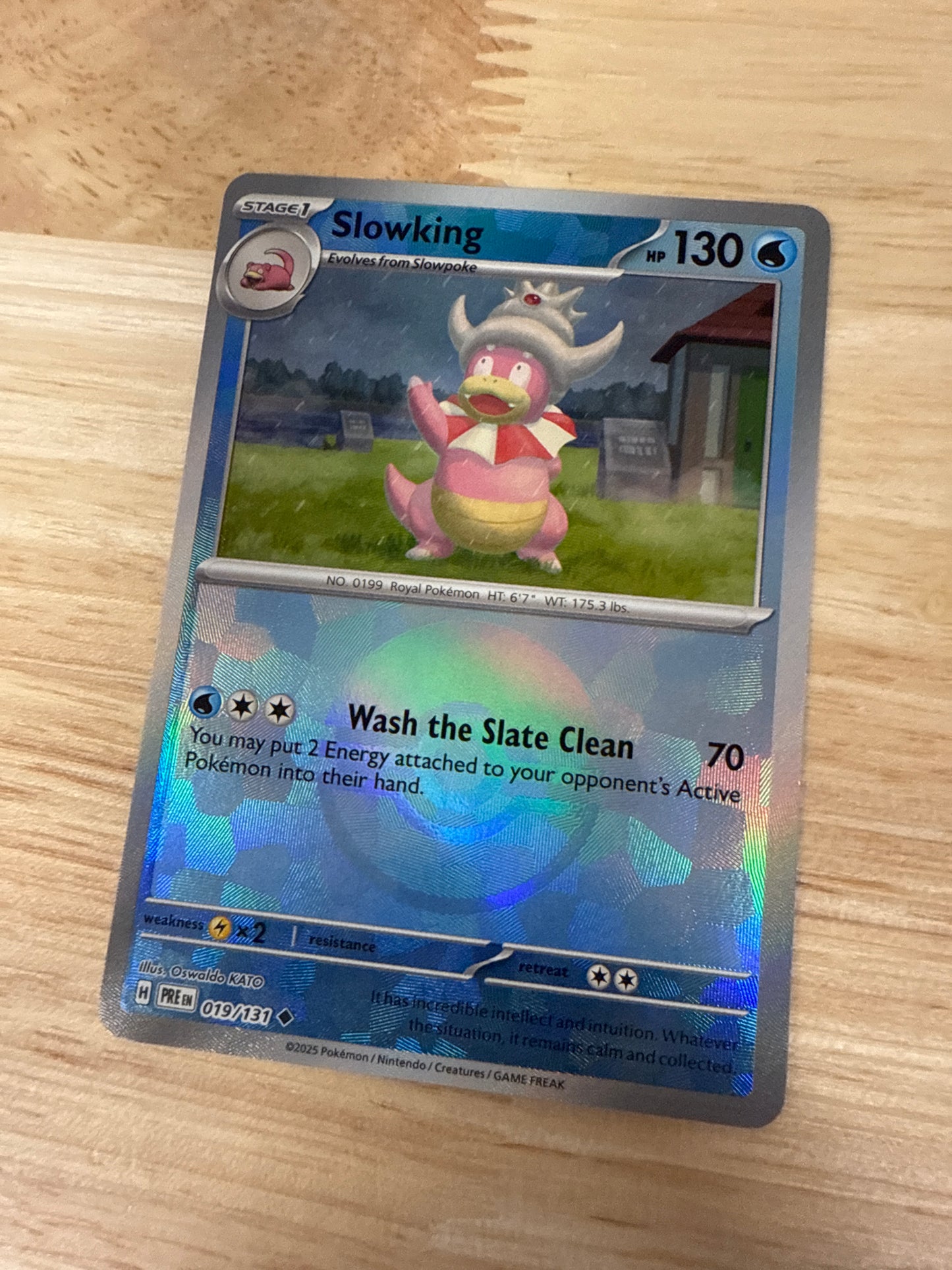 Slowking 19/131 Pokeball Holo | Prismatic Evolutions | Pokemon Card
