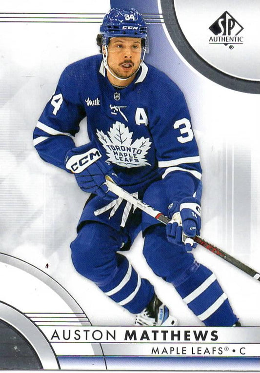 Auston Matthews #4 Toronto Maple Leafs | 2023-24 SP Authentic | NHL Trading Card
