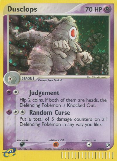 Dusclops 4/100 Rare Holo | Sandstorm | Pokemon Card