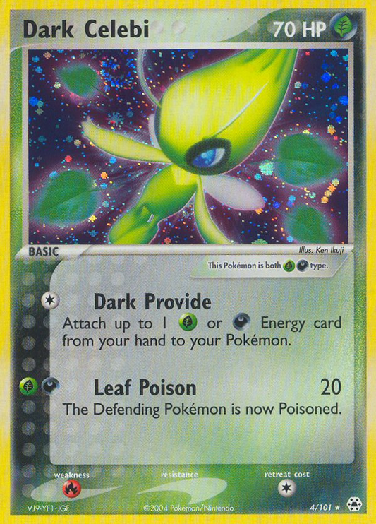 Dark Celebi 4/101 Rare Holo | Hidden Legends | Pokemon Card