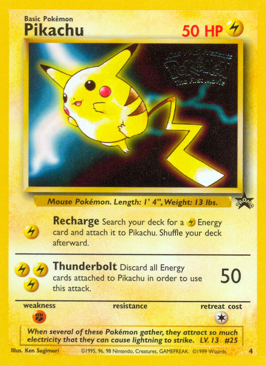 Pikachu 4/53 Promo | Wizards Black Star Promos | Pokemon Card