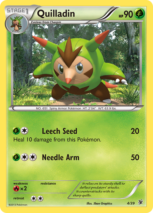 Quilladin 4/39  | Kalos Starter Set | Pokemon Card