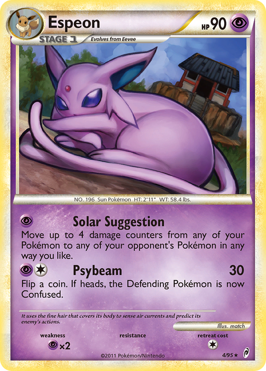 Espeon 4/95 Rare Holo | Call of Legends | Pokemon Card