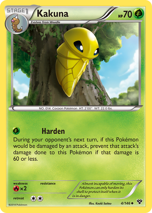 Kakuna 4/146 Uncommon | XY | Pokemon Card