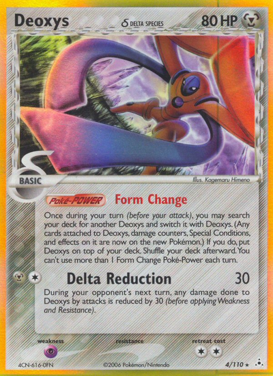 Deoxys δ 4/110 Rare Holo | Holon Phantoms | Pokemon Card