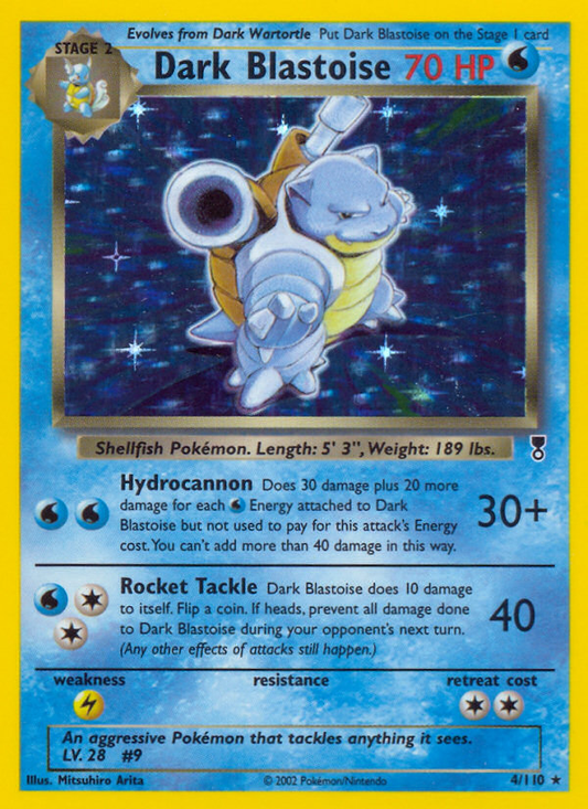Dark Blastoise 4/110 Rare Holo | Legendary Collection | Pokemon Card