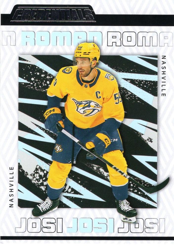 Roman Josi #50 Nashville Predators | 2023-24 Upper Deck Credentials | NHL Trading Card
