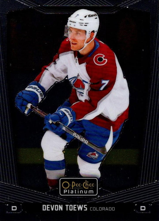 Devon Toews #50 Colorado Avalanche | 2024-25 O-Pee-Chee Platinum | NHL Trading Card
